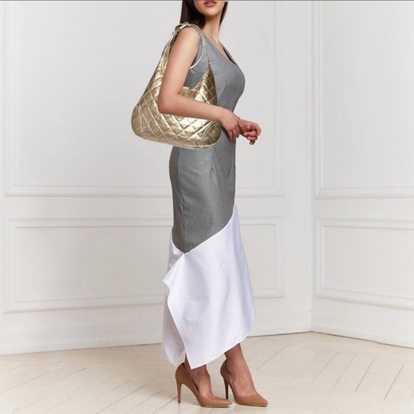 Burberry Handbags - Burberry Brooke Gold Shoulder Bag